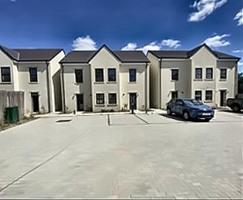A newly completed scheme of specialist supported homes, built around a shared driveway