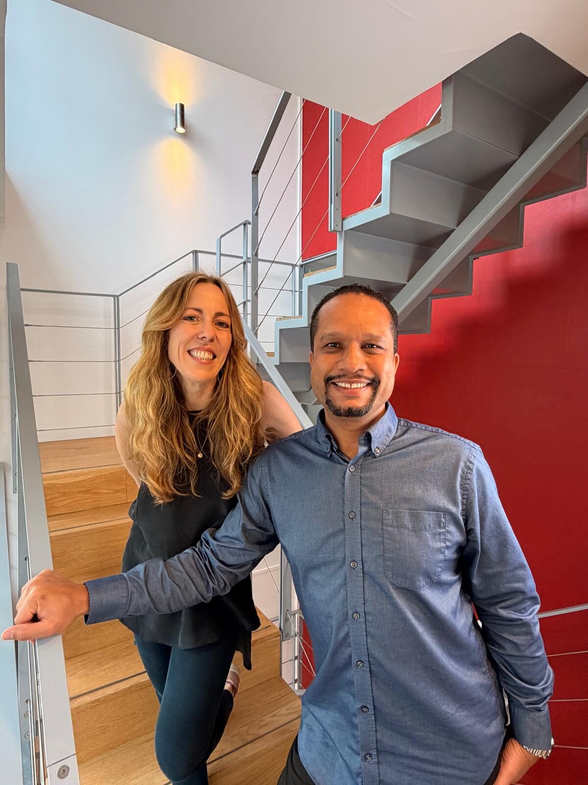 Louis Stedman-Bryce with Carly Houston, co-facilitator of the 12 Month Children's Homes Investment Programme
